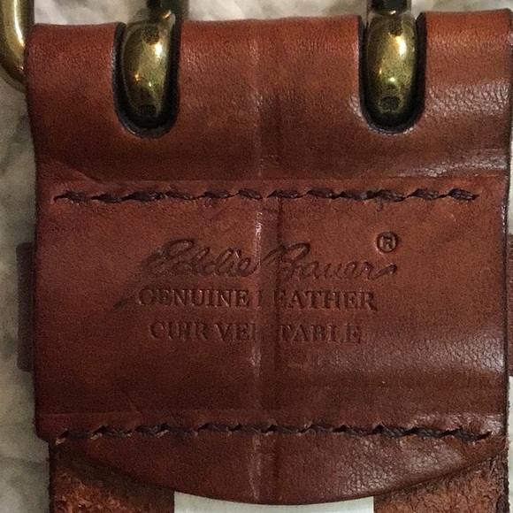 Vtg.?Eddie Bauer Leather Belt